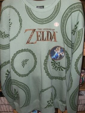 The Legend of Zelda women Sage Green sweater -
